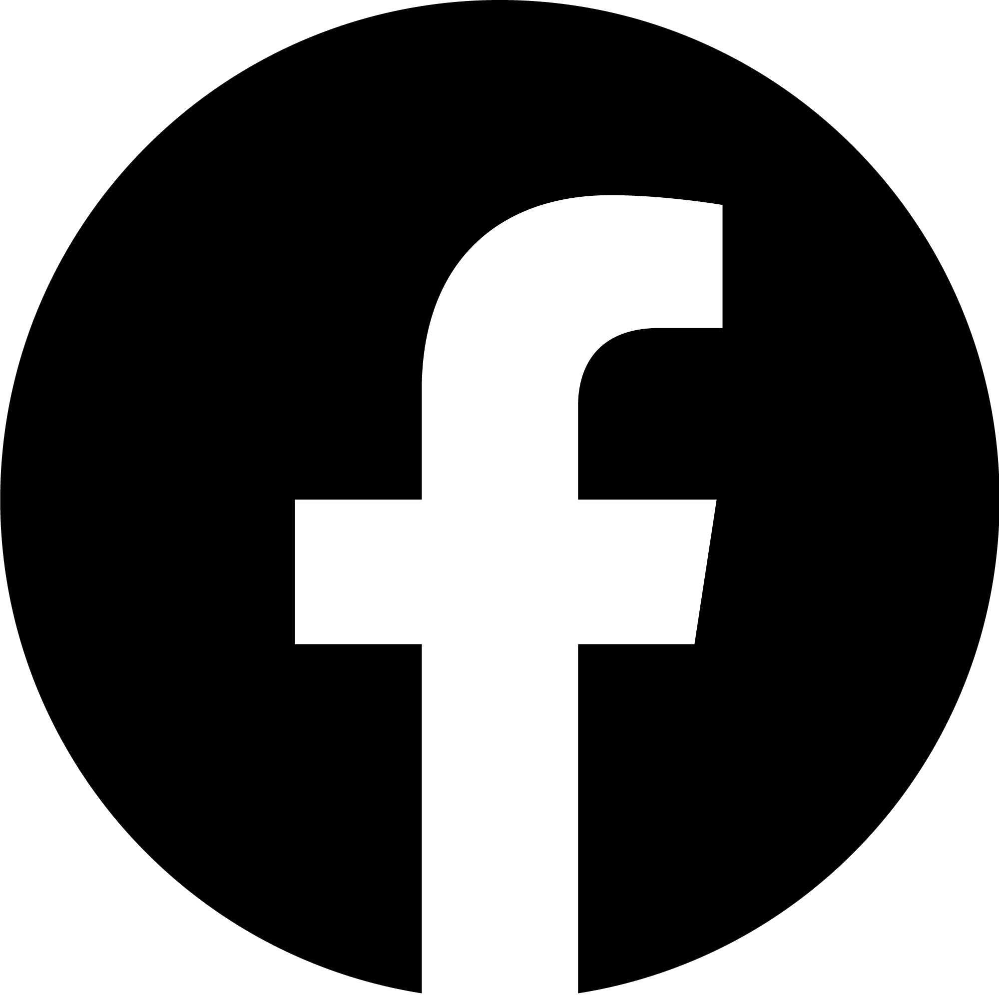 Facebook Logo PNG Black