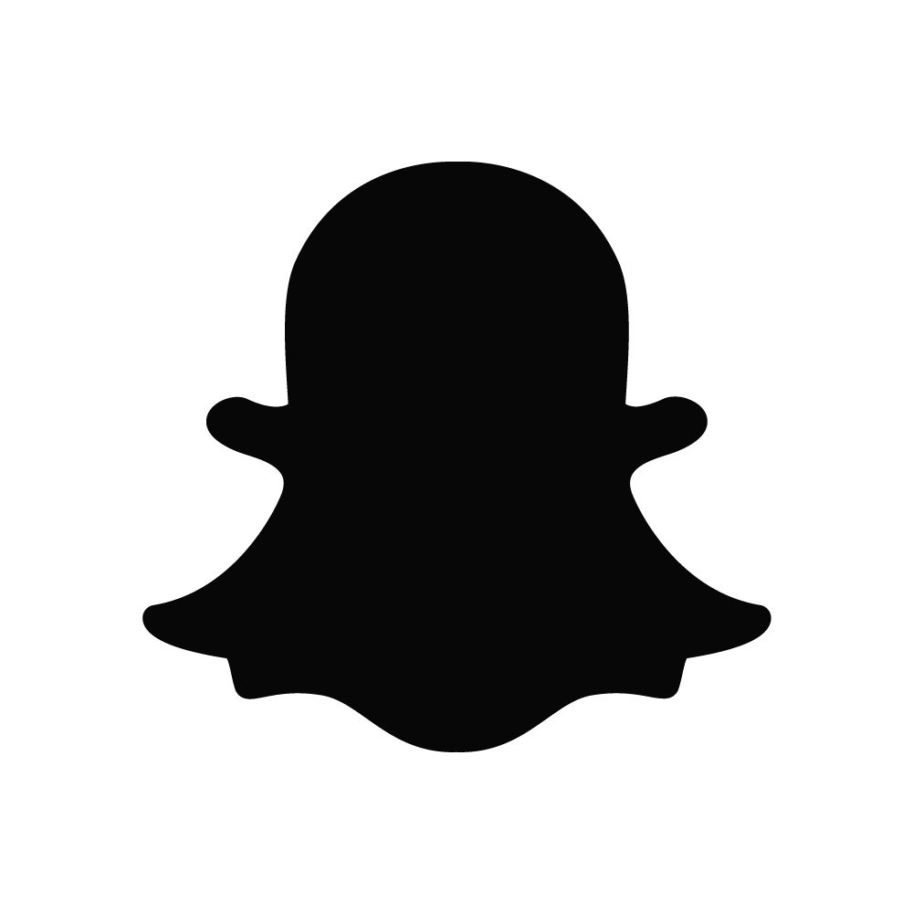 Snapchat Logo Black and White