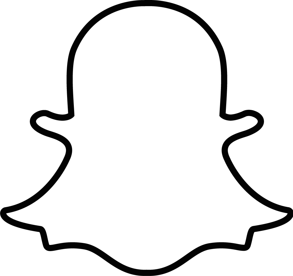 Snapchat Icon White
