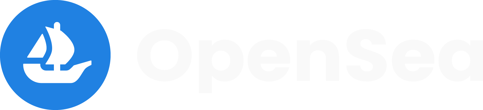 OpenSea Logo White