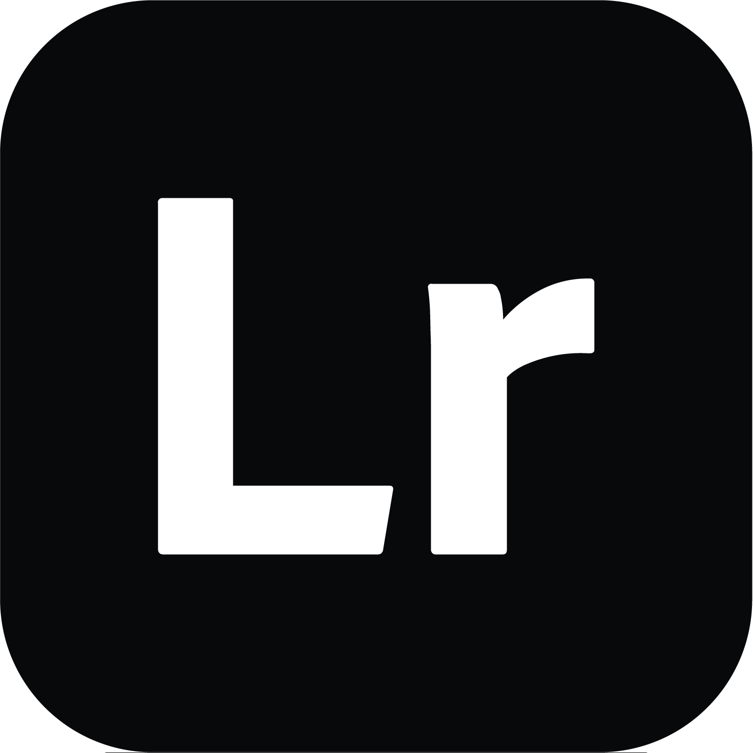 Lightroom Logo PNG Black