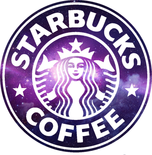 Purple Logo Starbucks Coffee Png